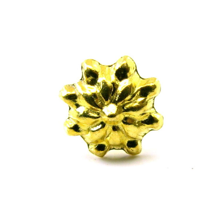 ethnic-indian-style-floral-sterling-silver-gold-plated-nose-stud-push-pin