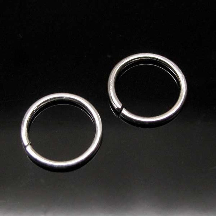 2pc Sterling Silver Nose/septum Hoop Wire Rings endless 22 Gauge