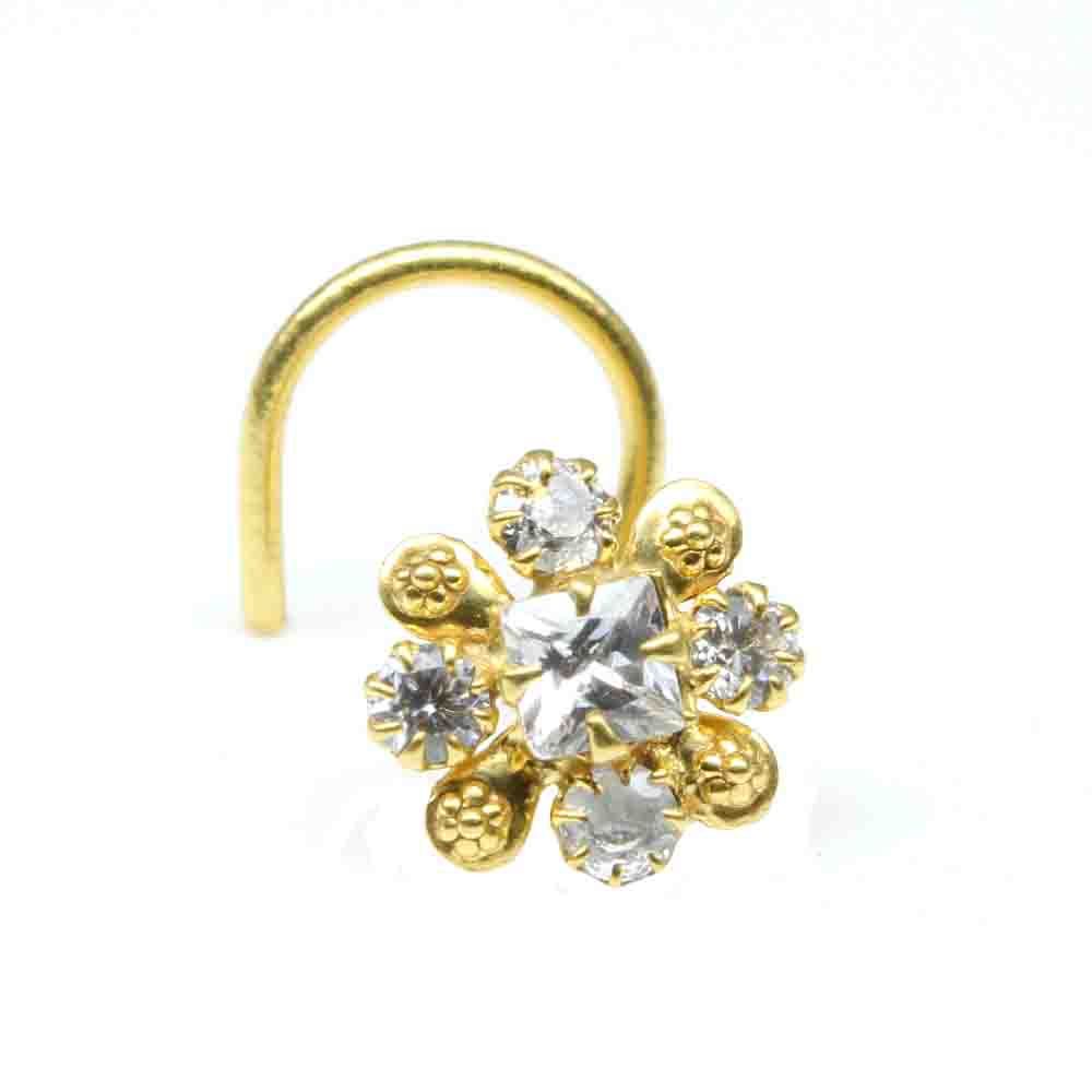 indian-nose-ring-blue-white-cz-studded-gold-plated-corkscrew-piercing-nose-stud-10122
