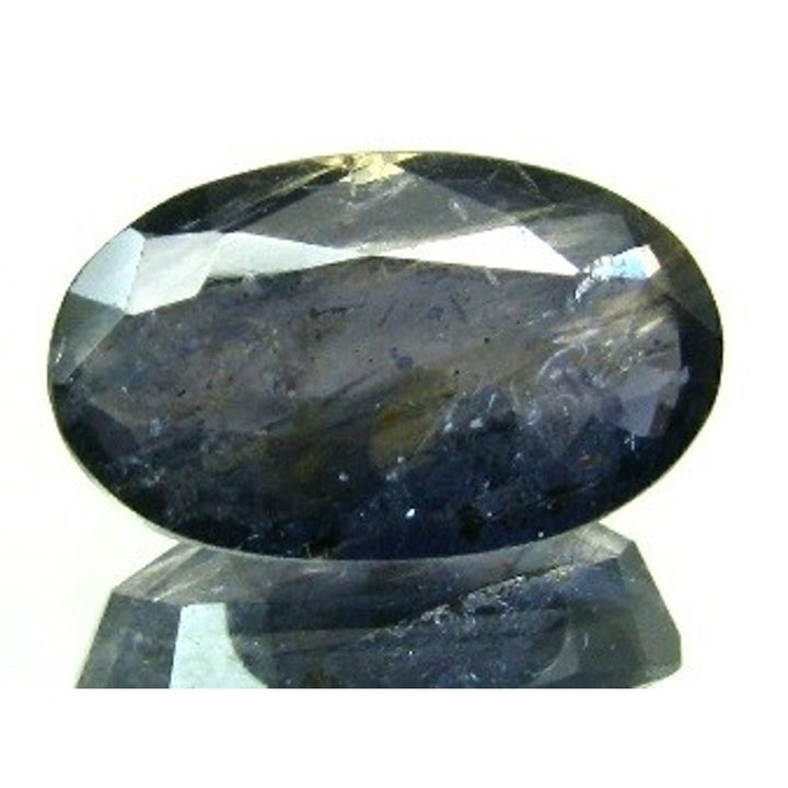 3.1CT-Natural-Iolite-Violet-Blue-Oval-Faceted-Gemstone