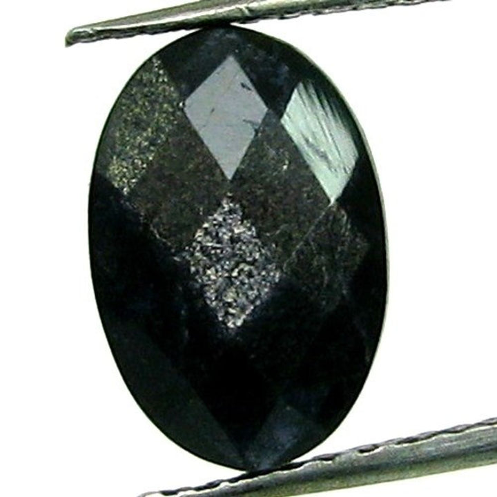 2.95Ct Natural Iolite Violet Blue Oval Checker Cut Gemstone
