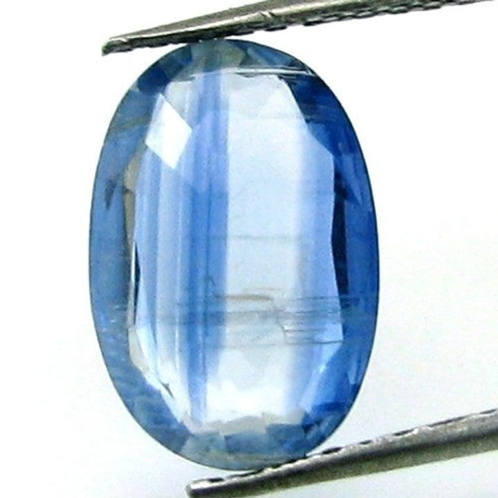 Certified 3.39Ct Natural Blue Nepal Kyanite Oval Faceted Gemstone