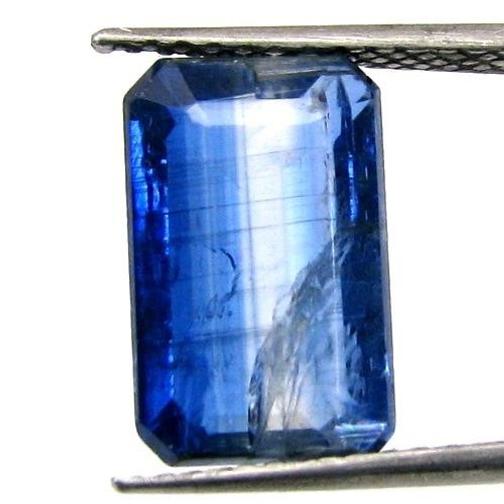 Beautiful Blue 6Ct Kyanite Rectangle Faceted Gemstone