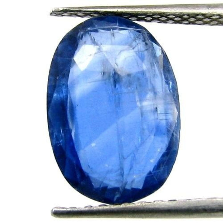 Beautiful Blue 4Ct Kyanite Oval Faceted Gemstone