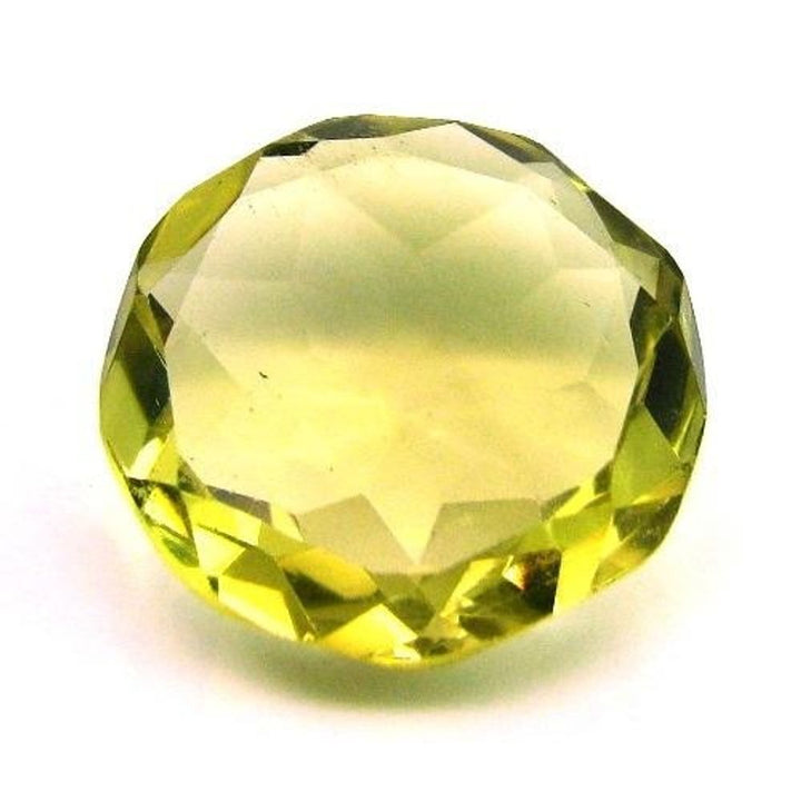 CERTIFIED-9.23Ct-A+-NATURAL-Lemon-Quartz-Round-Faceted-Gemstone