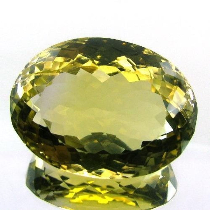 Superb-A+-70.6Ct-Clear-Fine-Natural-Lemon-Quartz-Oval-Faceted-Gemstone