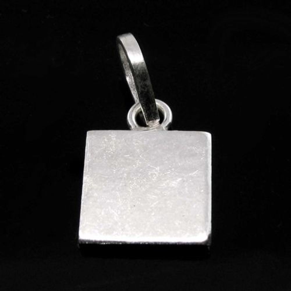  Karizma Jewels Silver square piece pendant yantra for Red book remedy .