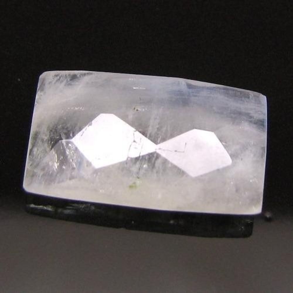 5.8Ct-Natural-Color-play-Rainbow-Moonstone-Rectangle-Checker-Faceted-Gemstone