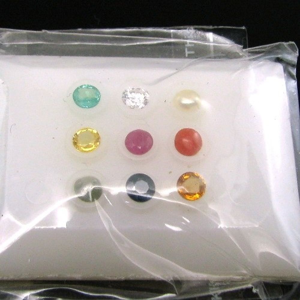 Original-Fine-Quality-9-Gems-Navratna-3.4mm-Ruby-Emerald-Pearl-Coral-Natural