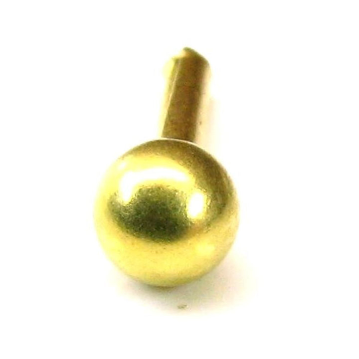 Indian-Style-Round-Body-Piercing-Jewelry-Nose-Stud-Pin-Solid-Real-14k-Yellow-Gold