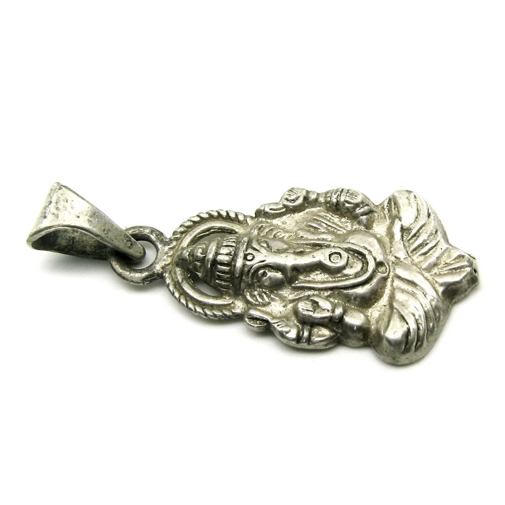 Lord Ganesha Idol Real Silver pendant - pre owned