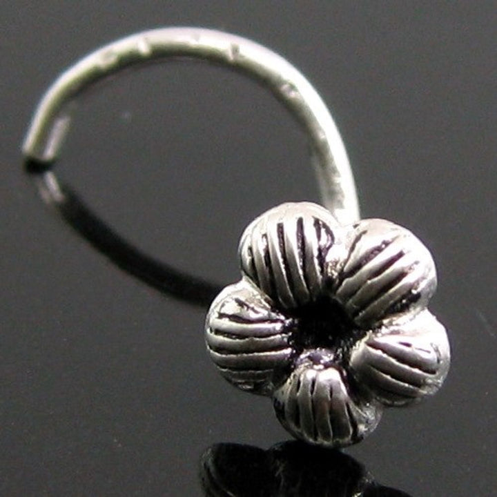 Ethnic-Indian-Sterling-Silver-Body-Piercing-Jewelry-Nose-Stud-Pin-Screw-20g