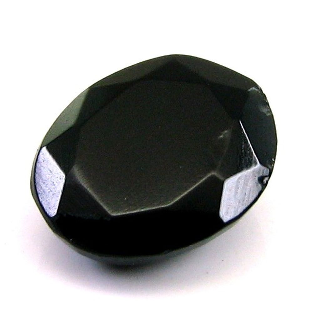 5.25Ct-Natural-Black-Onyx-Oval-Faceted-Gemstone