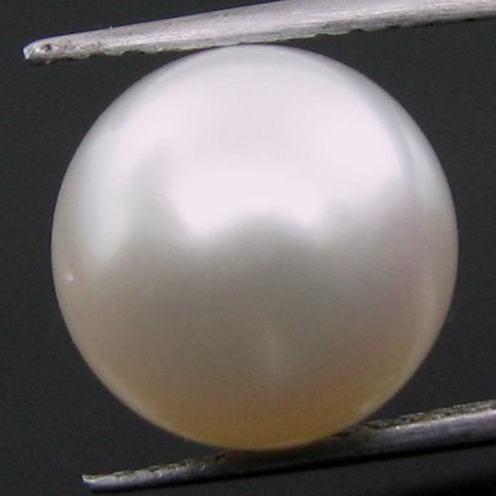 9.2Ct-Natural-Real-South-Sea-Round-White-Pearl-for-Moon