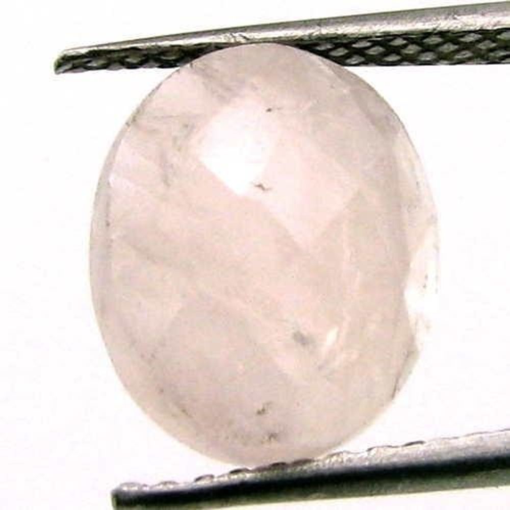 6.35Ct Natural Rose Quartz Fancy Checker Cut Gemstone