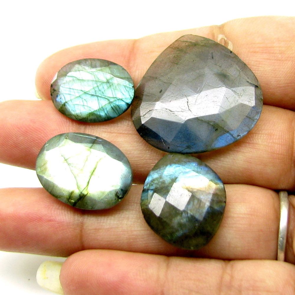 Color Play 72.2Ct 12pc Lot Natural Labradorite 12X5.4mm-12.5x4.5mm Round Cab Gems