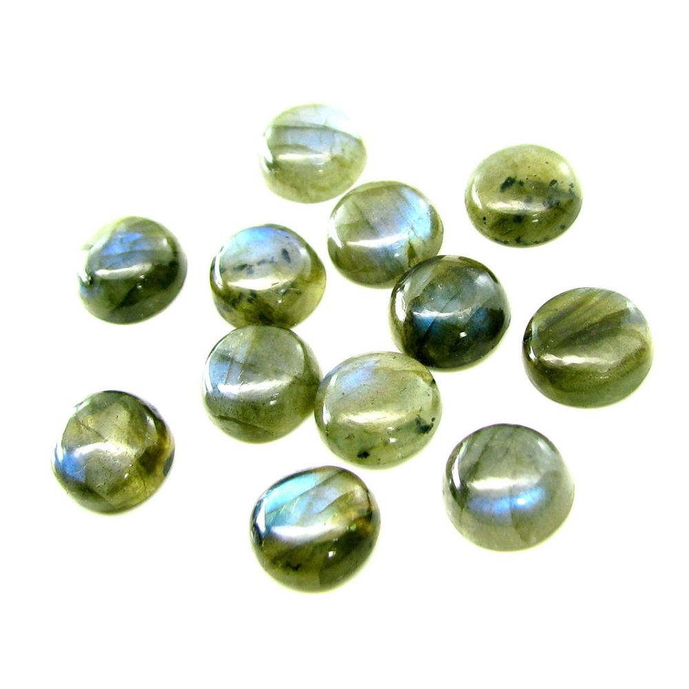 Color Play 66.8Ct 9pc Lot Natural Labradorite 15.6x12-16.2x12.3mm Oval Cab Gems