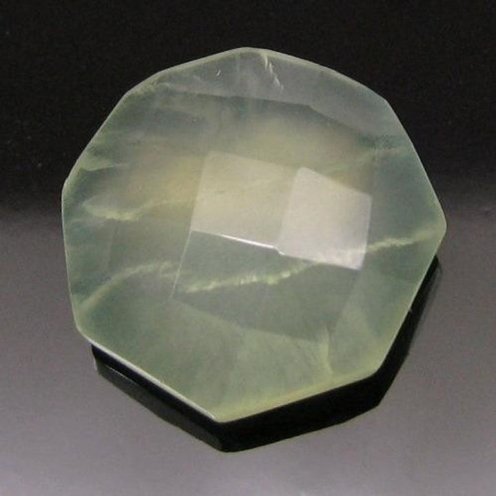 17.3Ct-6pc-Lot-Natural-Prehnite-Pear-Cabochon-Gemstones