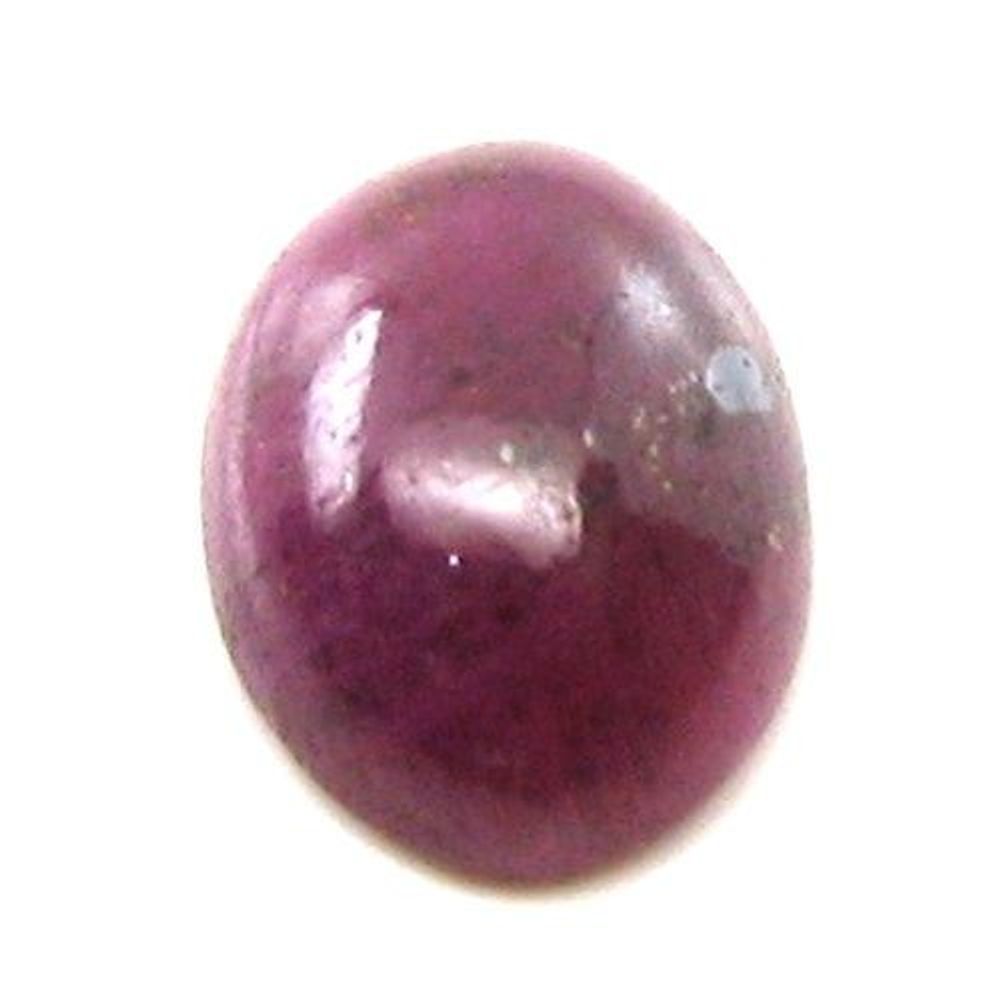 3.5Ct Natural Ruby Oval Cabochon Gemstone