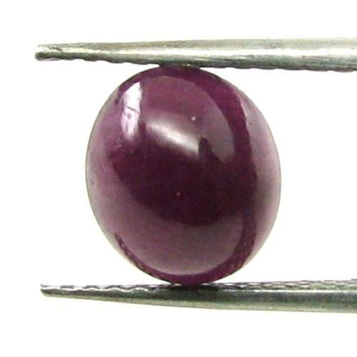 3Ct-Natural-Ruby-Oval-Cabochon-Gemstone
