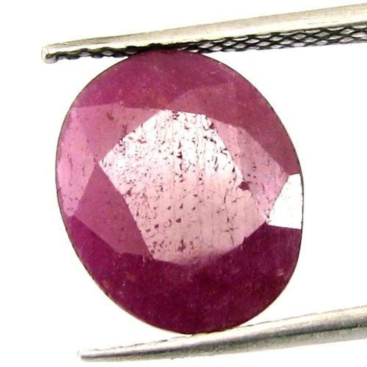 4.5Ct Natural Untreated Ruby Round Faceted Gemstone