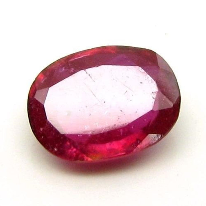 Superb-Lustrous-1.60Ct-Natural-Red-Ruby-Oval-Faceted-Gemstone