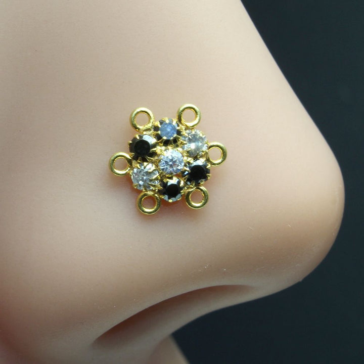 indian-nose-ring-multi-color-cz-studded-gold-plated-corkscrew-piercing-nose-stud-9941