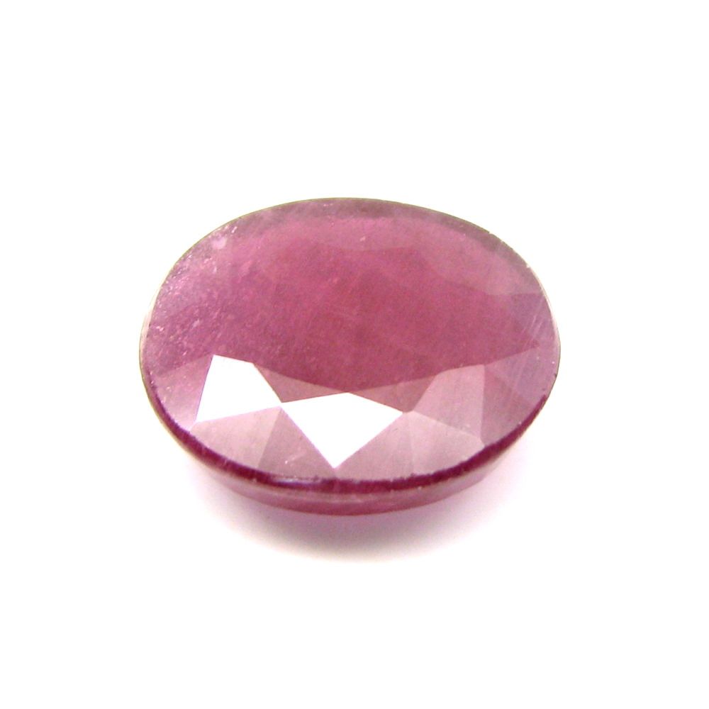 Large 11.1Ct Natural Pink Ruby Oval Faceted Gemstone