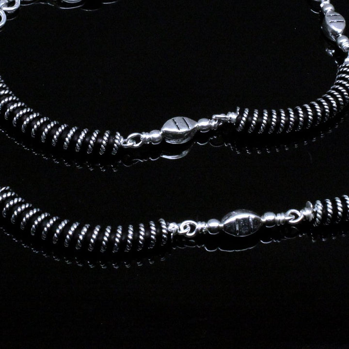 925 Silver Jewelry Kids Anklets Ankle chain foot baby Bracelet 5.7"