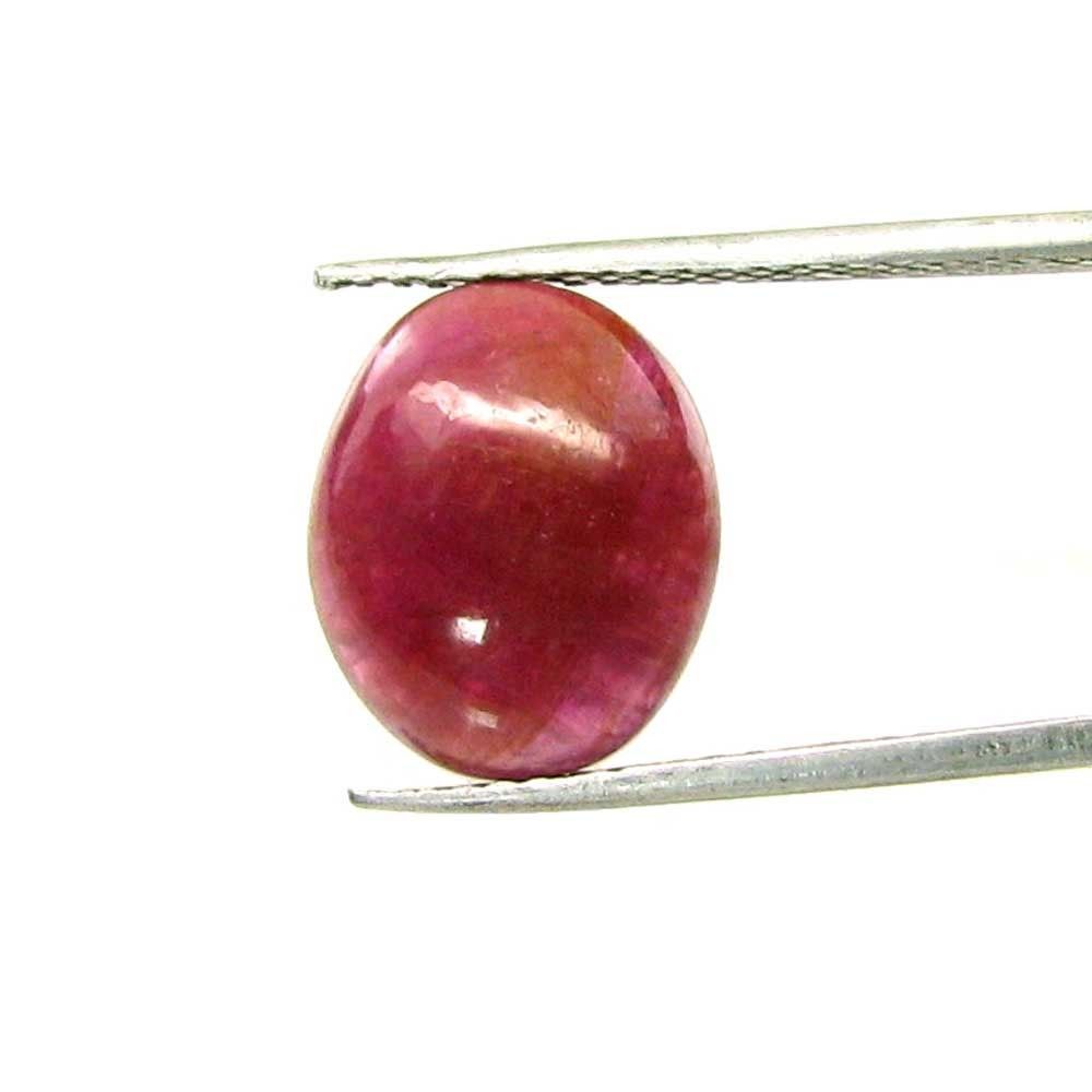 6.9Ct Natural Ruby Oval Shape Cabochone Gemstone