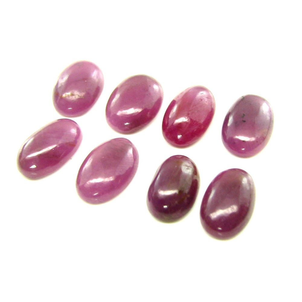 54.8Ct 20pc Lot Natural Ruby Mix Shape Cabochone Gemstones
