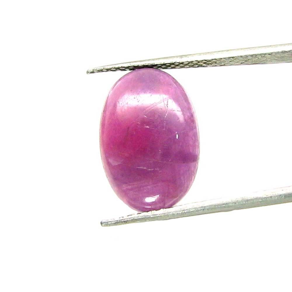 6.6Ct Natural Ruby Oval Shape Cabochone Gemstone