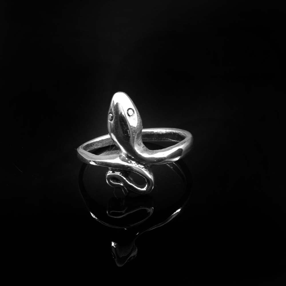 Amazon.com: Retro Vintage 925 Sterling Silver Snake Ring with Red Eyes  Reptilian Animal Jewelry for Women Girls Open and Adjustable : Everything  Else