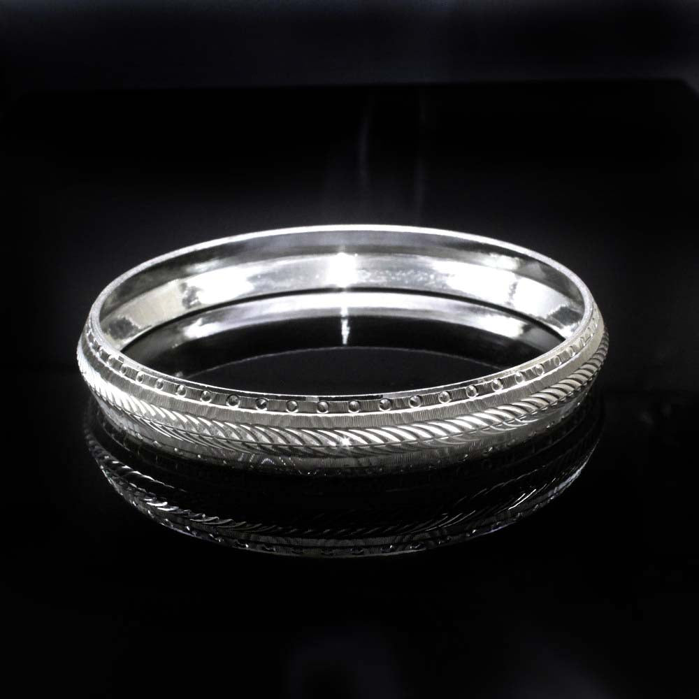 Indian Real Sterling Silver Men's Bangle pure silver Bracelet