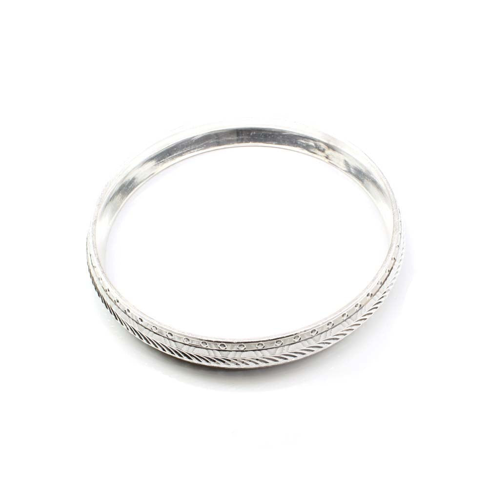 Indian Real Sterling Silver Men's Bangle pure silver Bracelet