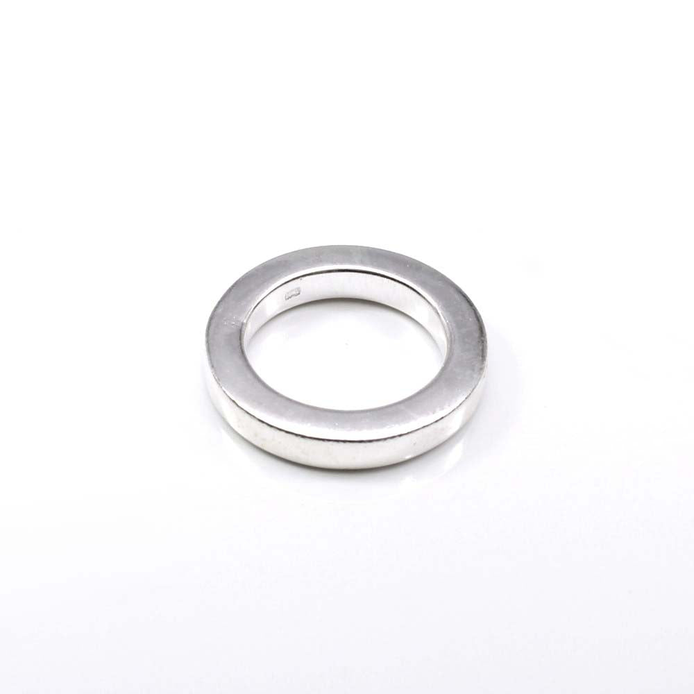 Charming White CZ Band Finger Ring in 92.5 Sterling Silver for Girls/Women  | Chandi Ka Challa | - Parnika