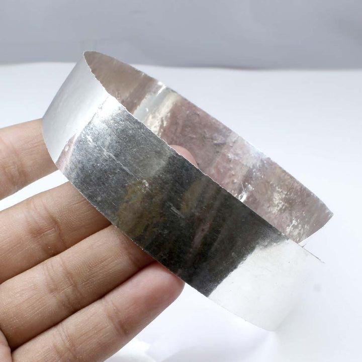 Pure silver strip chandi ki patti 1 inch wide for Astrology and red book remedy