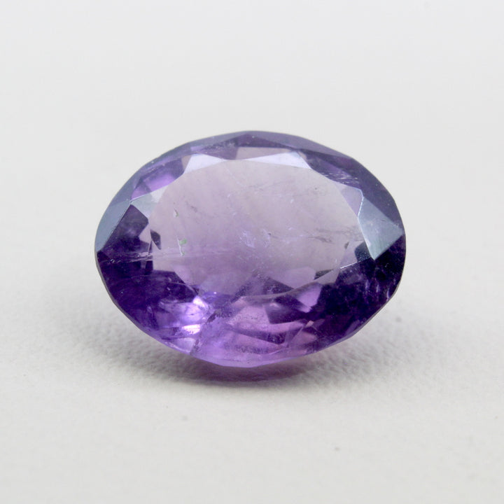 6.7Ct Natural Amethyst (Katella) Oval Faceted Purple Gemstone