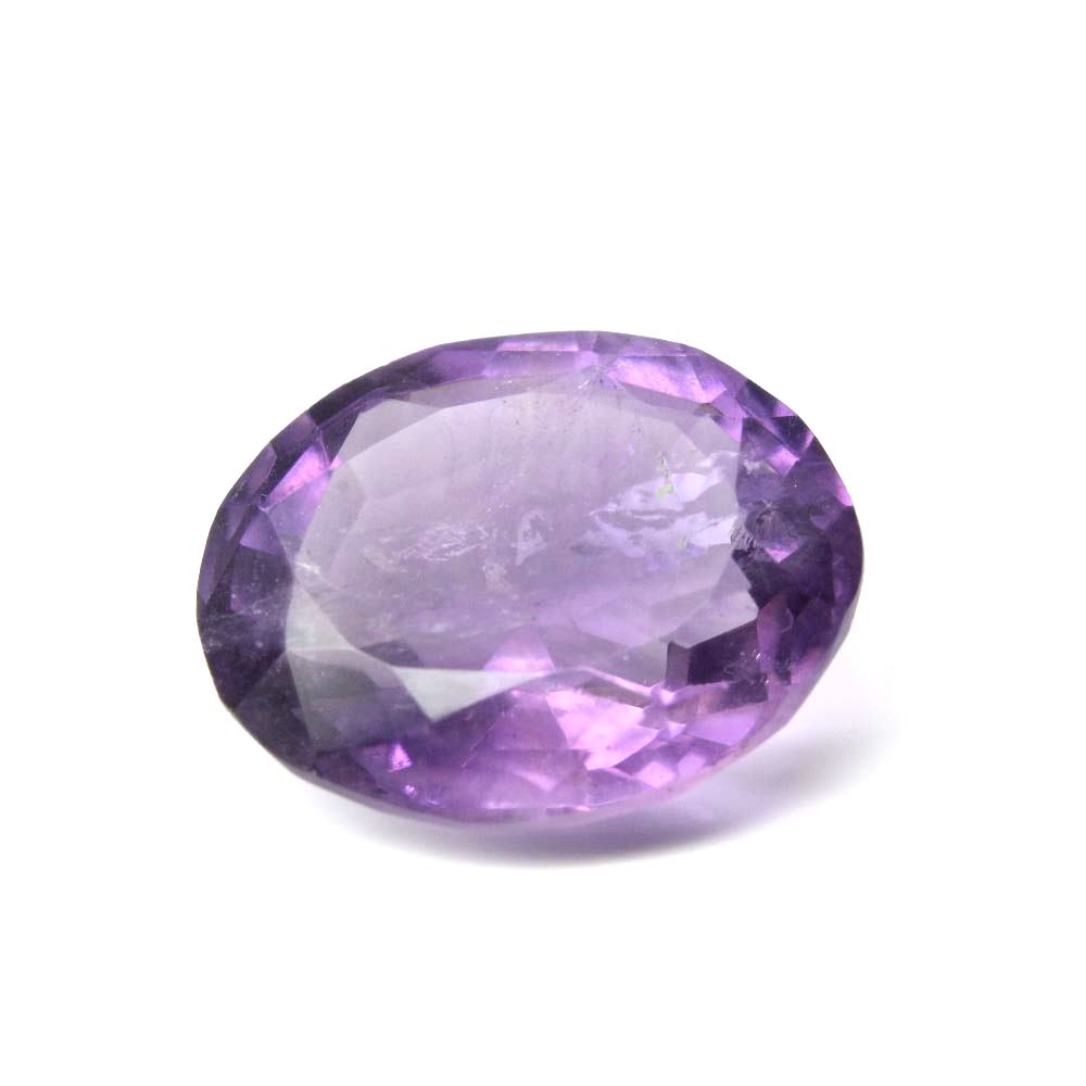 6.7Ct Natural Amethyst (Katella) Oval Faceted Purple Gemstone