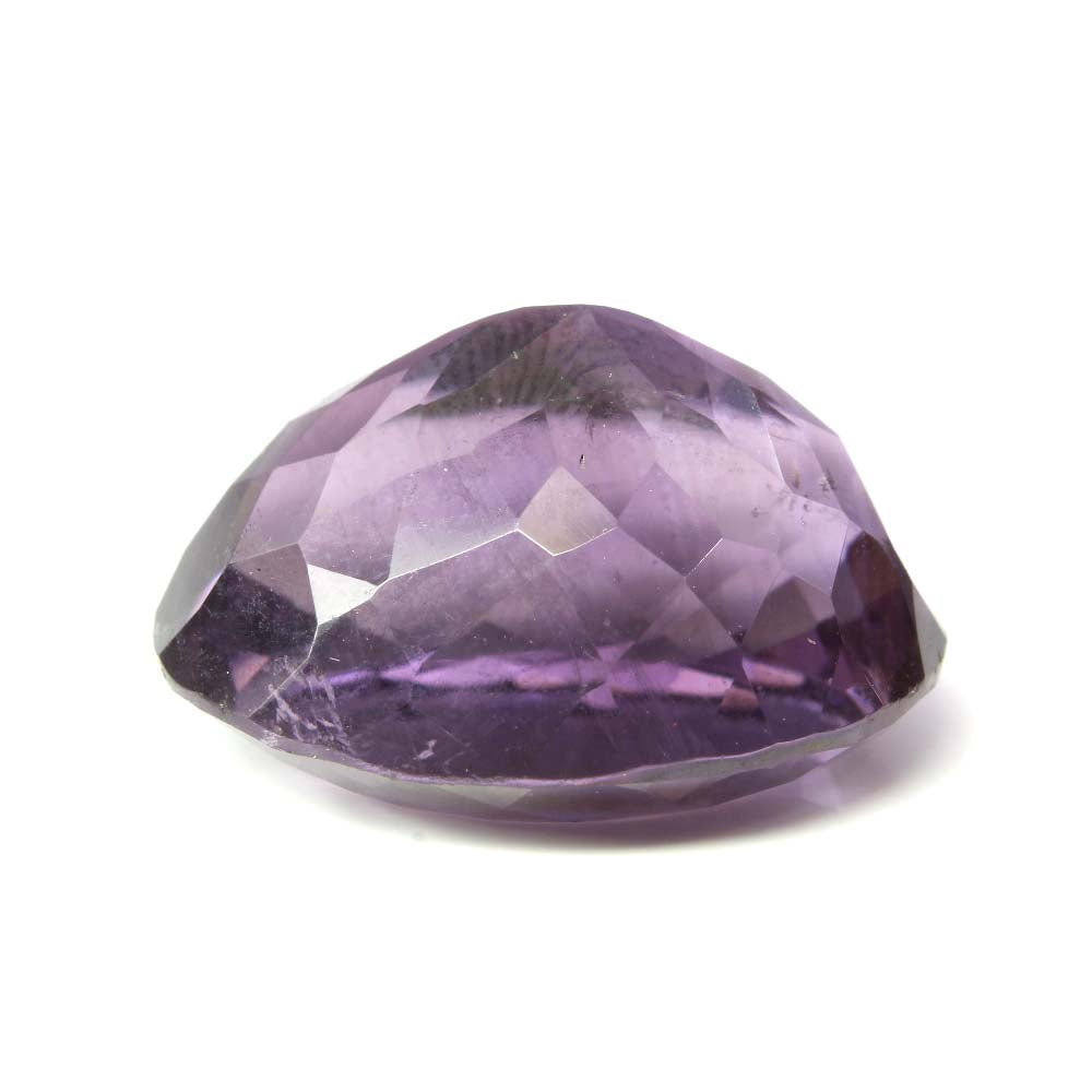 15.25Ct Natural Amethyst (Katella) Oval Faceted Purple Gemstone