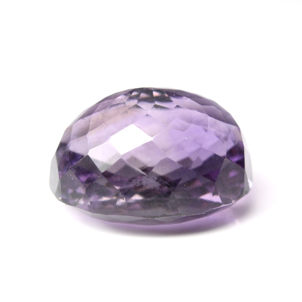 10.8Ct Natural Amethyst (Katella) Oval Faceted Purple Gemstone