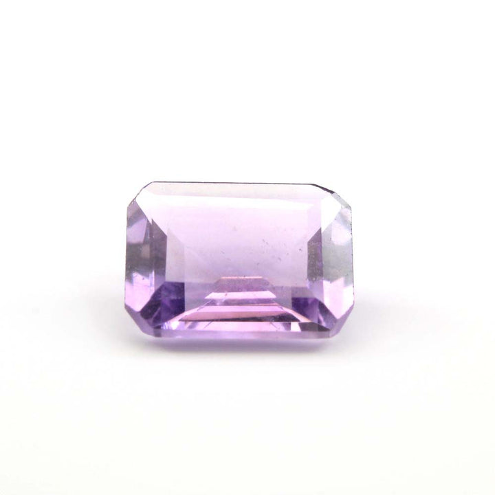 Purple Amethyst Gemstone 1.2Ct Emerald Cut Shinny