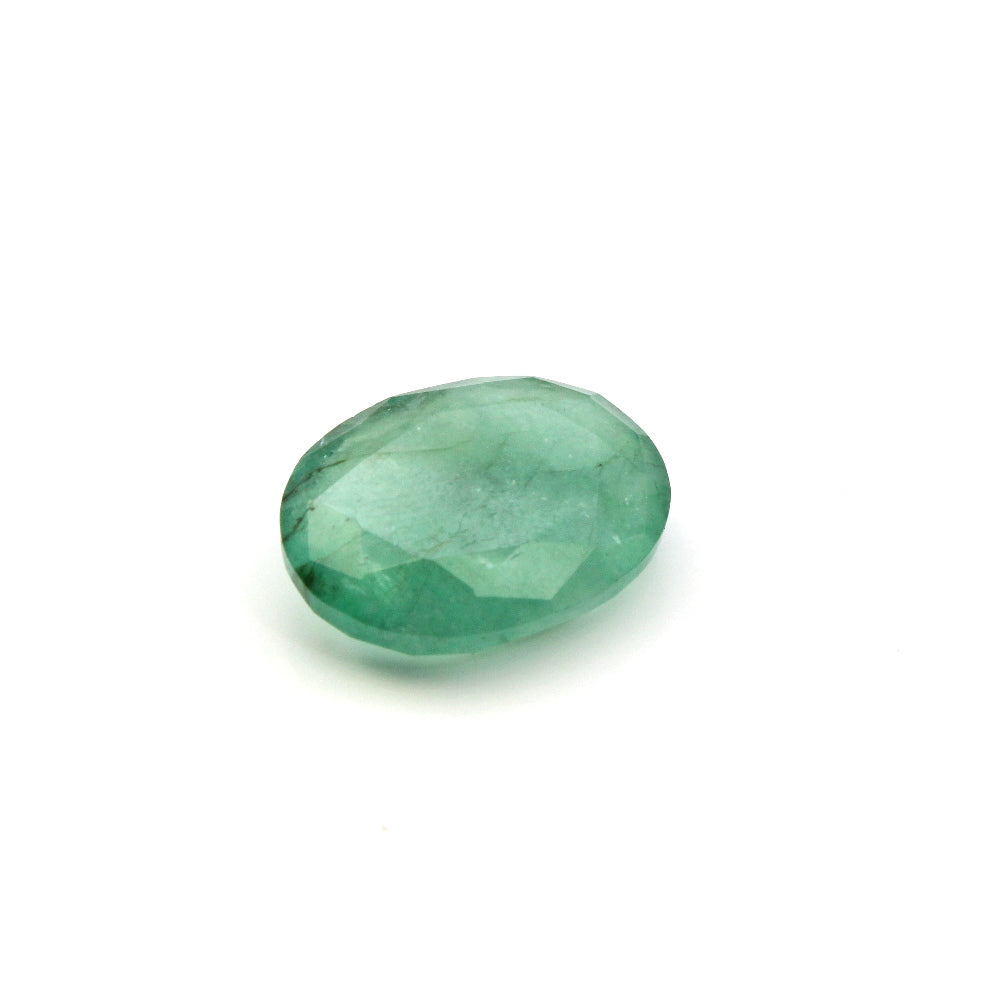 6.9Ct Natural Green Emerald (Panna) Oval Cut Gemstone