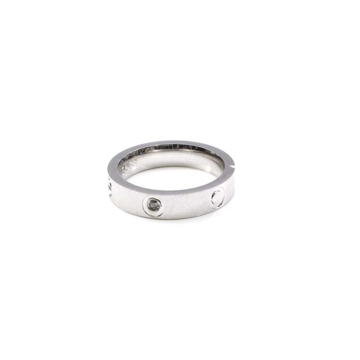 Beautiful White CZ 925 Solid Real Silver Unisex Ring