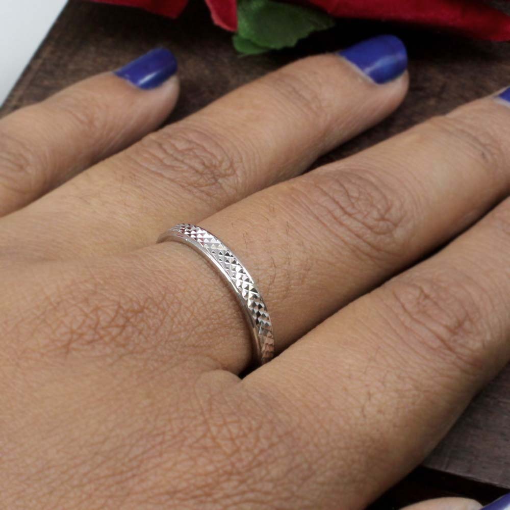 Beautiful Indian Design 925 Solid Real Silver Unisex Ring