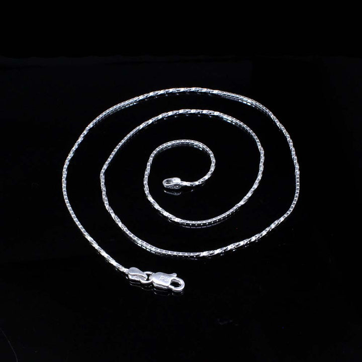Traditional Style 925 Sterling Silver Chain 23" Neck Chain