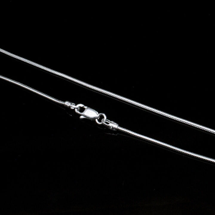 Real Solid 925 Sterling Silver Link Design Women Neck Chain