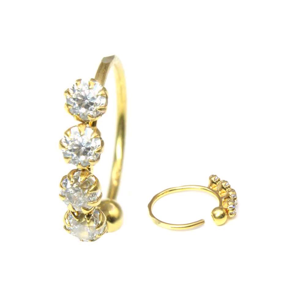 Nose ring latest design on sale gold