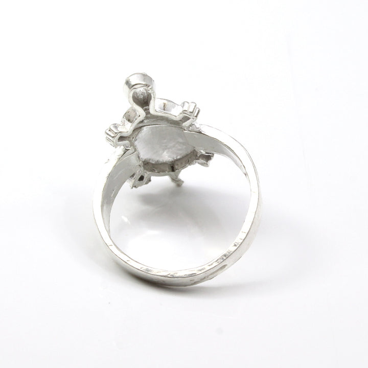 Big Turtle TORTOISE Style Indian Real 925 Sterling Silver Unisex Ring