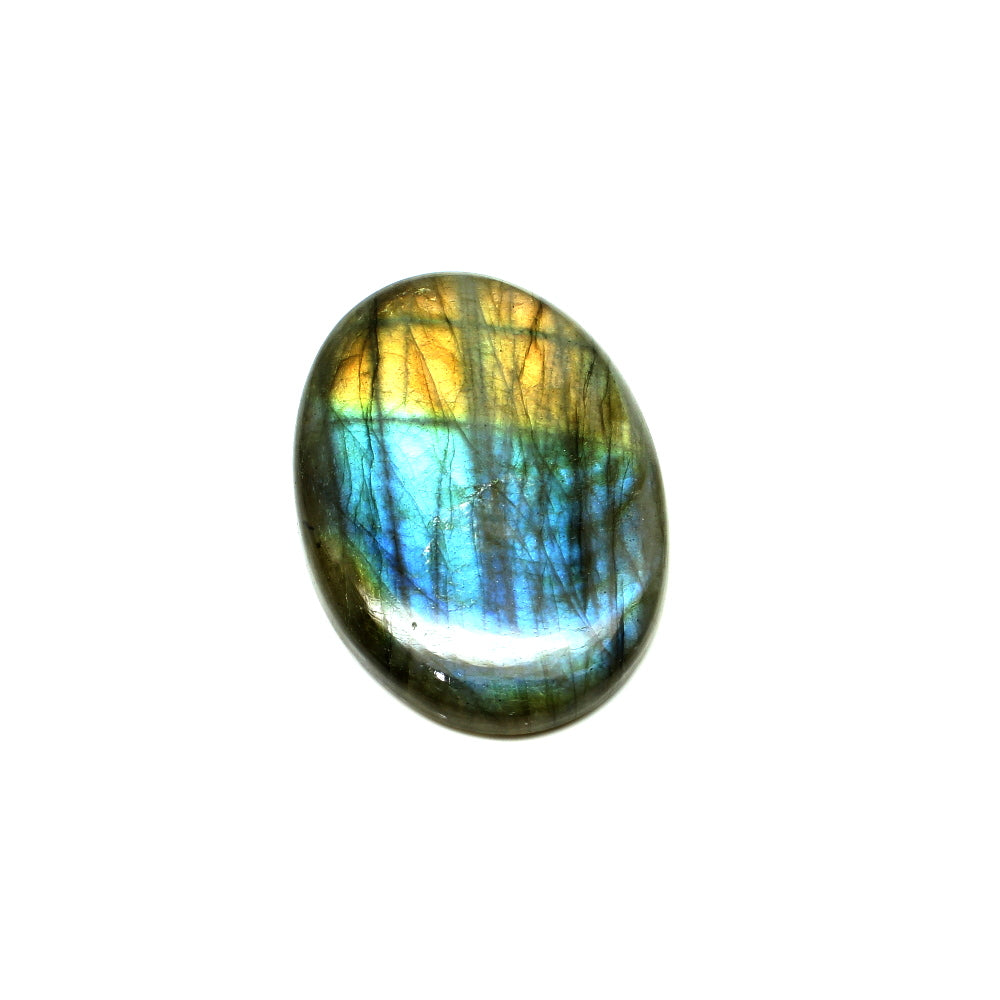 Top Fire Play of Colors 77.9Ct Natural Labradorite Oval Cabochon Gemstone